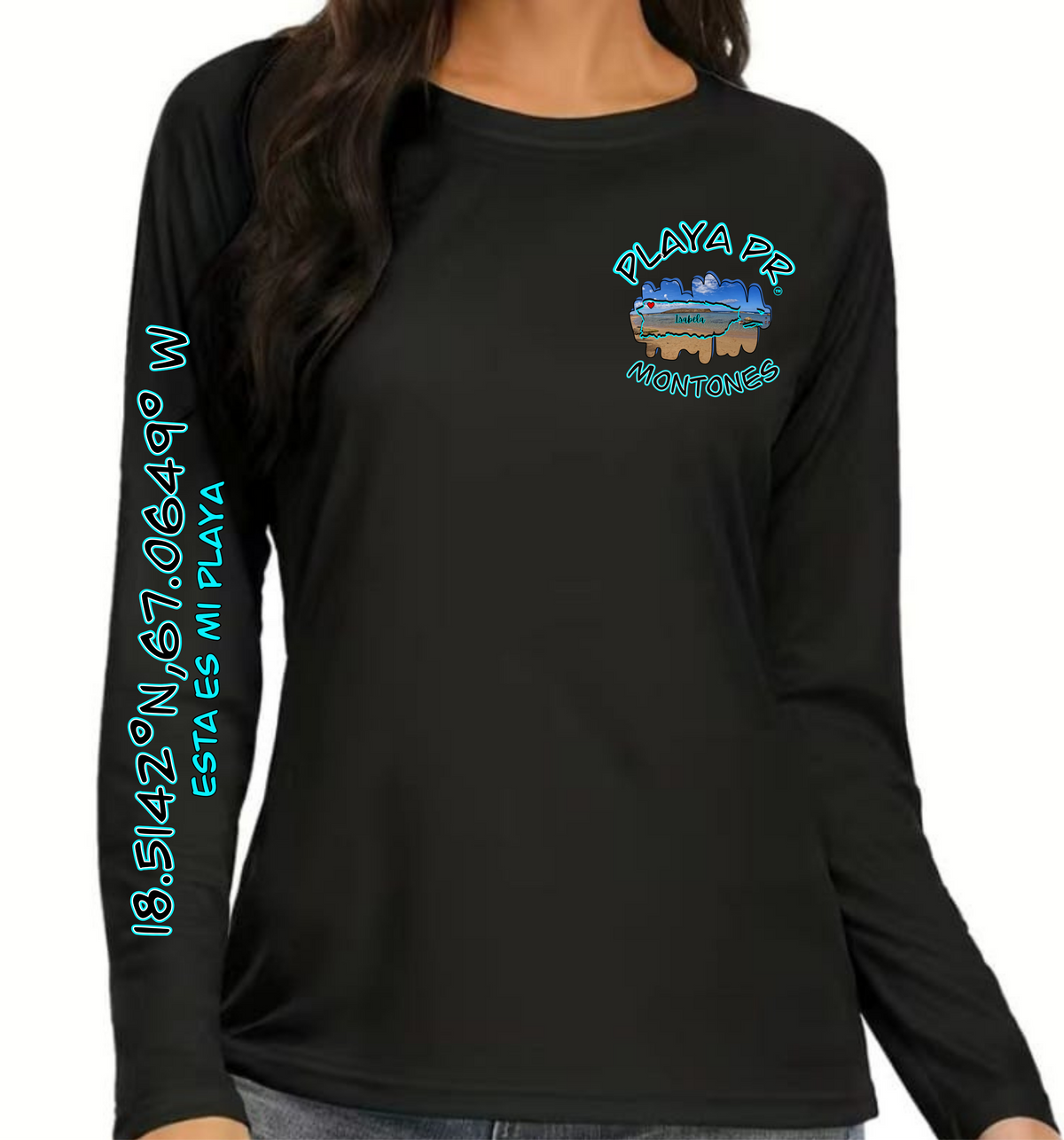 Women's Long Sleeve UPF50 Montones, Isabela