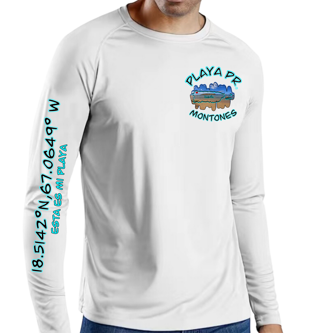 Men’s Long sleeve UPF50 Montones, Isabela