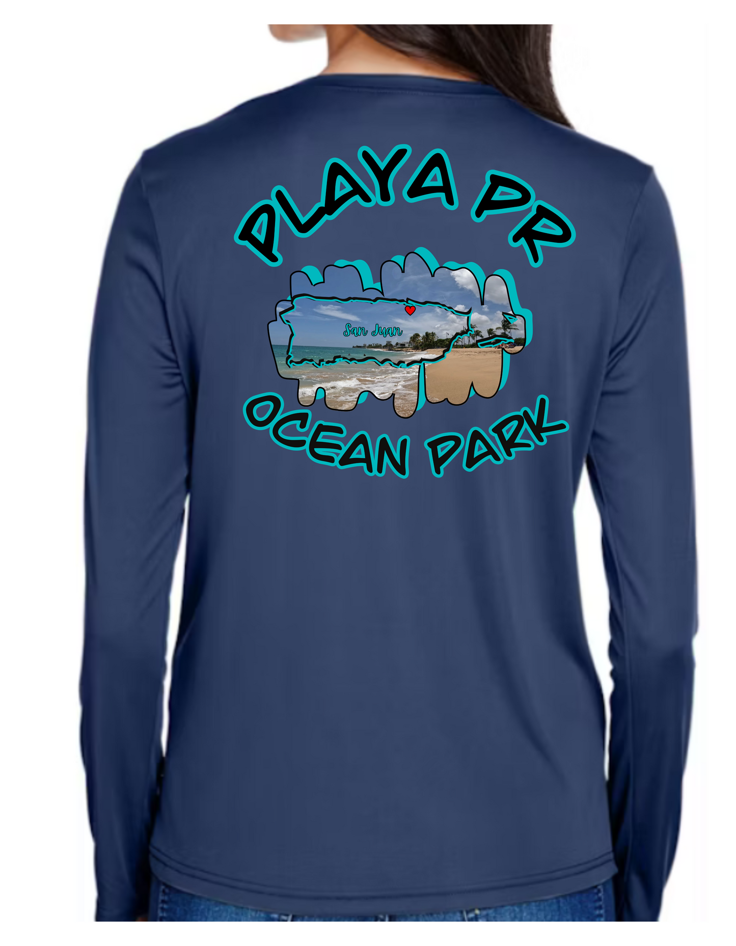 Women's Long Sleeve UPF50 Ocean Park, San Juan