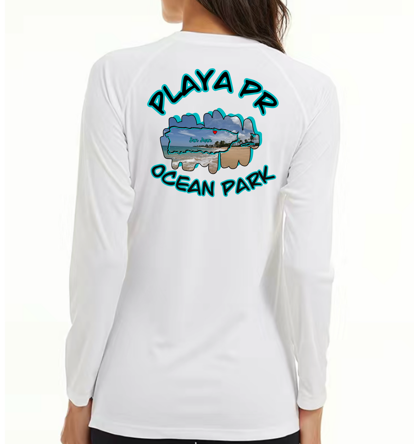 Women's Long Sleeve UPF50 Ocean Park, San Juan
