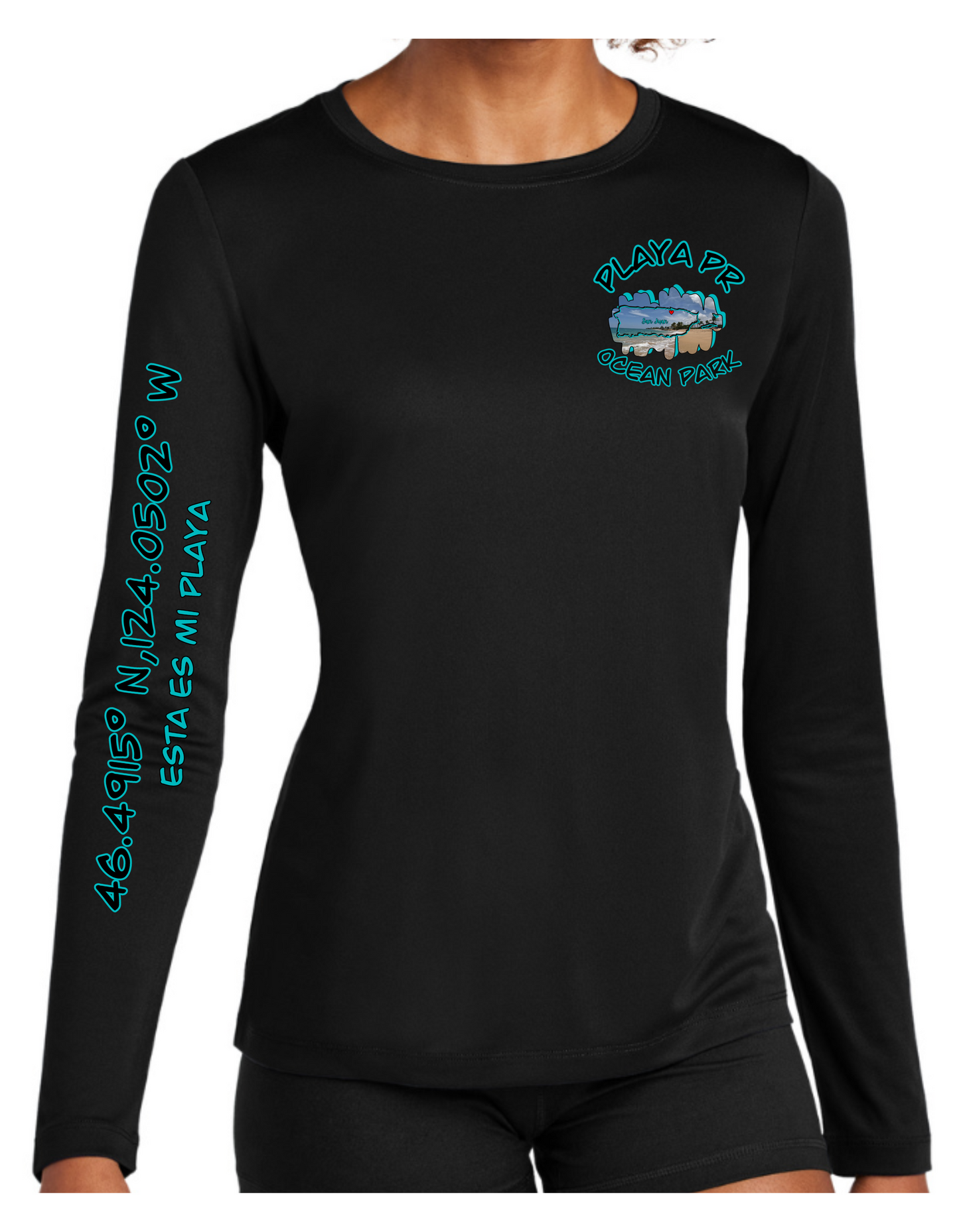 Women's Long Sleeve UPF50 Ocean Park, San Juan