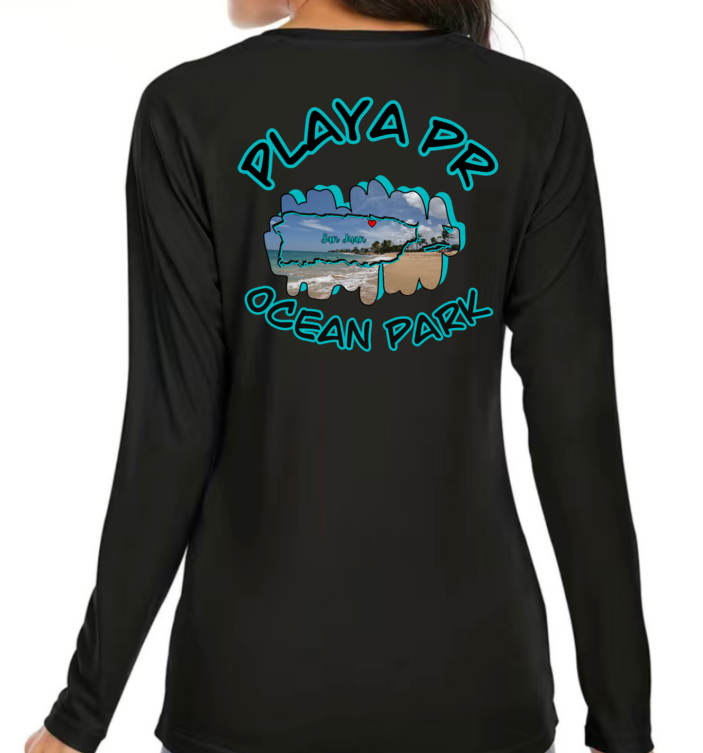 Women's Long Sleeve UPF50 Ocean Park, San Juan