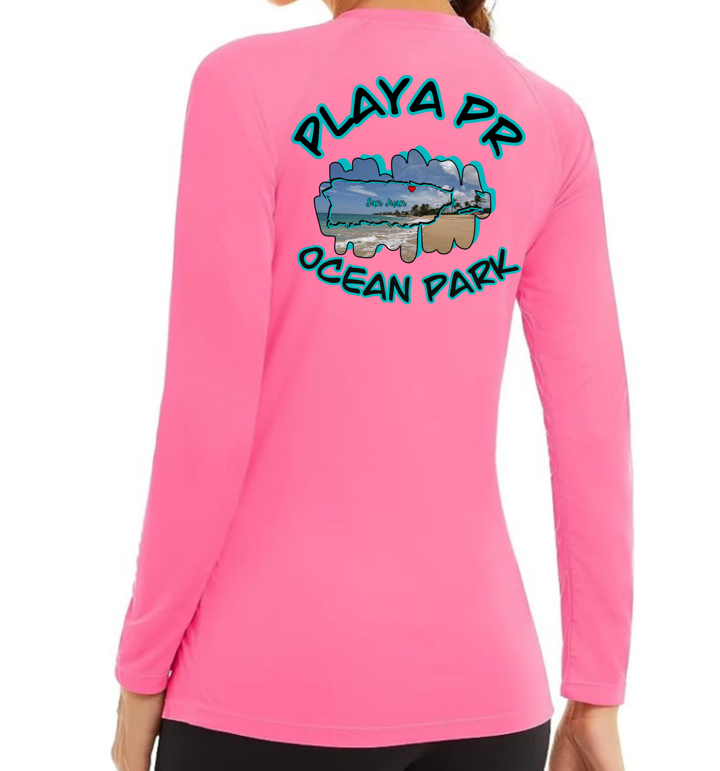 Women's Long Sleeve UPF50 Ocean Park, San Juan
