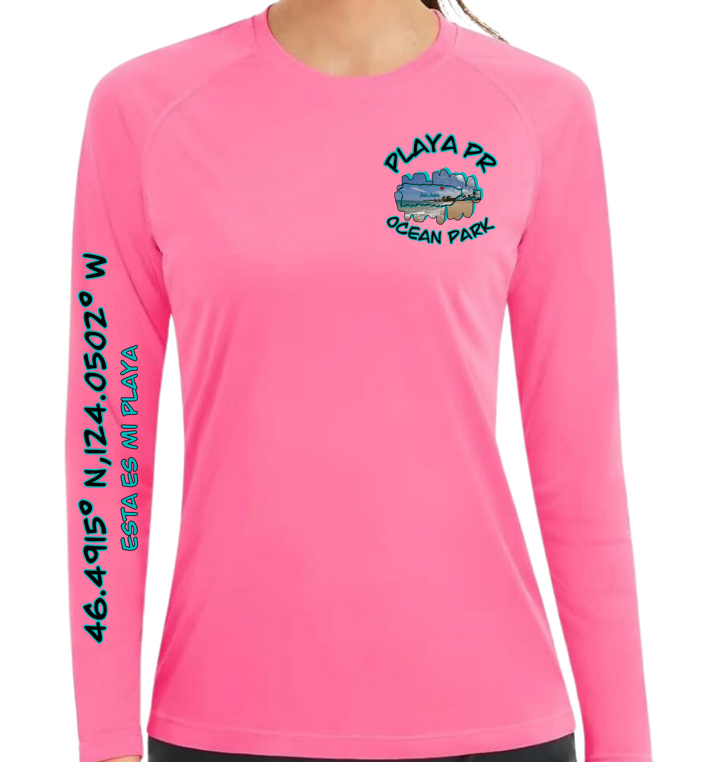 Women's Long Sleeve UPF50 Ocean Park, San Juan