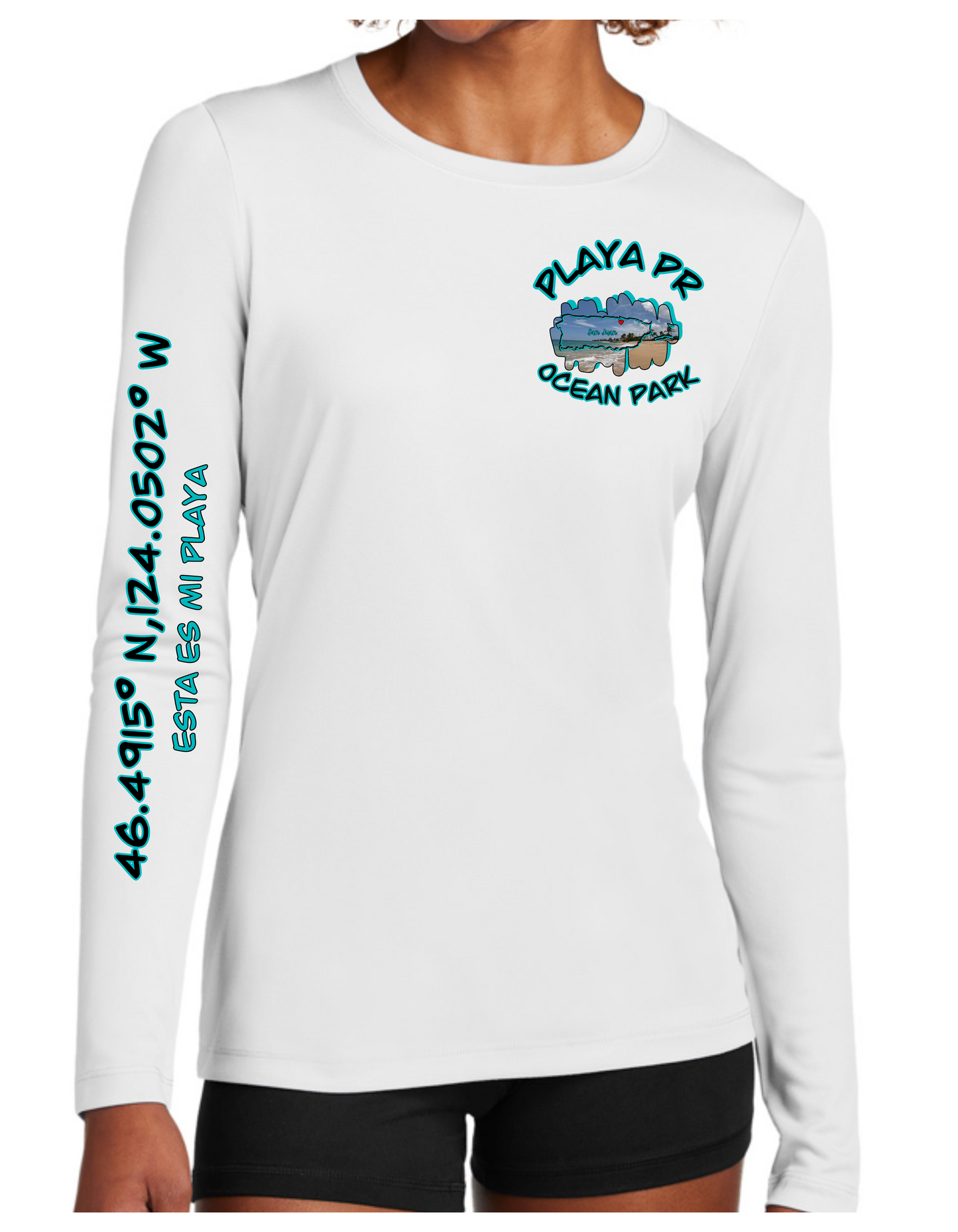 Women's Long Sleeve UPF50 Ocean Park, San Juan