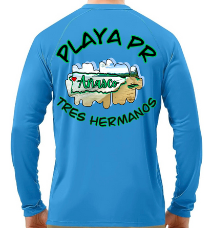 Men's UPF50+ rash guard long sleeve Tres Hermanos, Añasco P.R