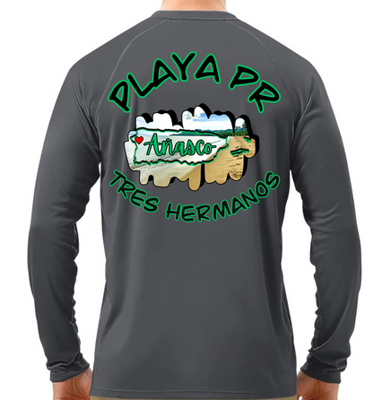 Men's UPF50+ rash guard long sleeve Tres Hermanos, Añasco P.R