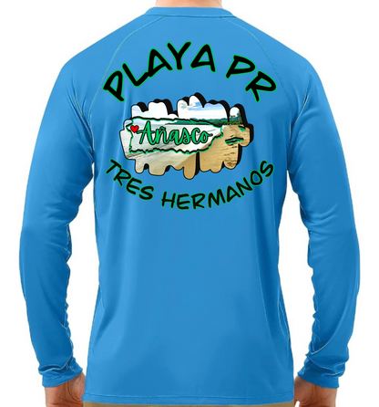 Men's UPF50+ rash guard long sleeve Tres Hermanos, Añasco P.R