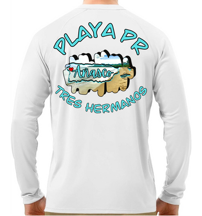 Men's UPF50+ rash guard long sleeve Tres Hermanos, Añasco P.R