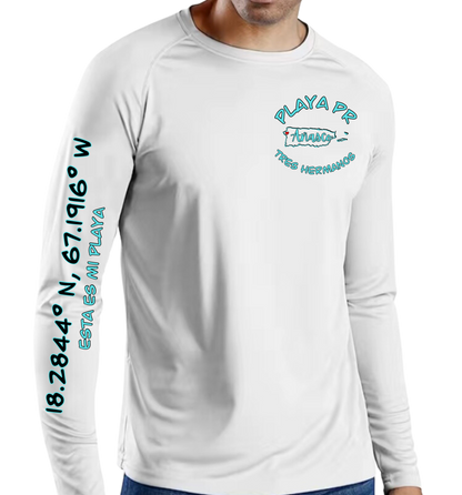 Men's UPF50+ rash guard long sleeve Tres Hermanos, Añasco P.R