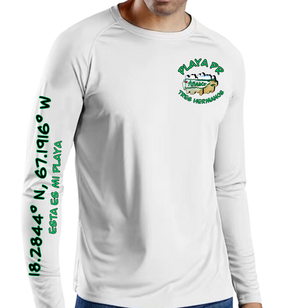 Men's UPF50+ rash guard long sleeve Tres Hermanos, Añasco P.R