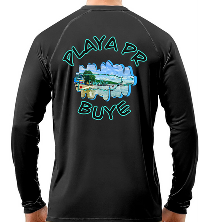 Men's UPF50+ rash guard long sleeve Buye, Cabo Rojo P.R
