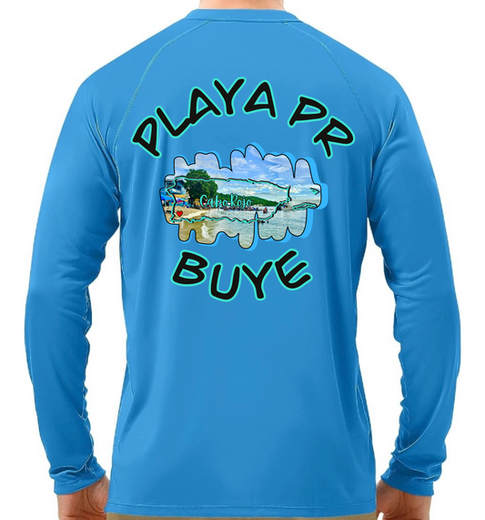 Men's UPF50+ rash guard long sleeve Buye, Cabo Rojo P.R