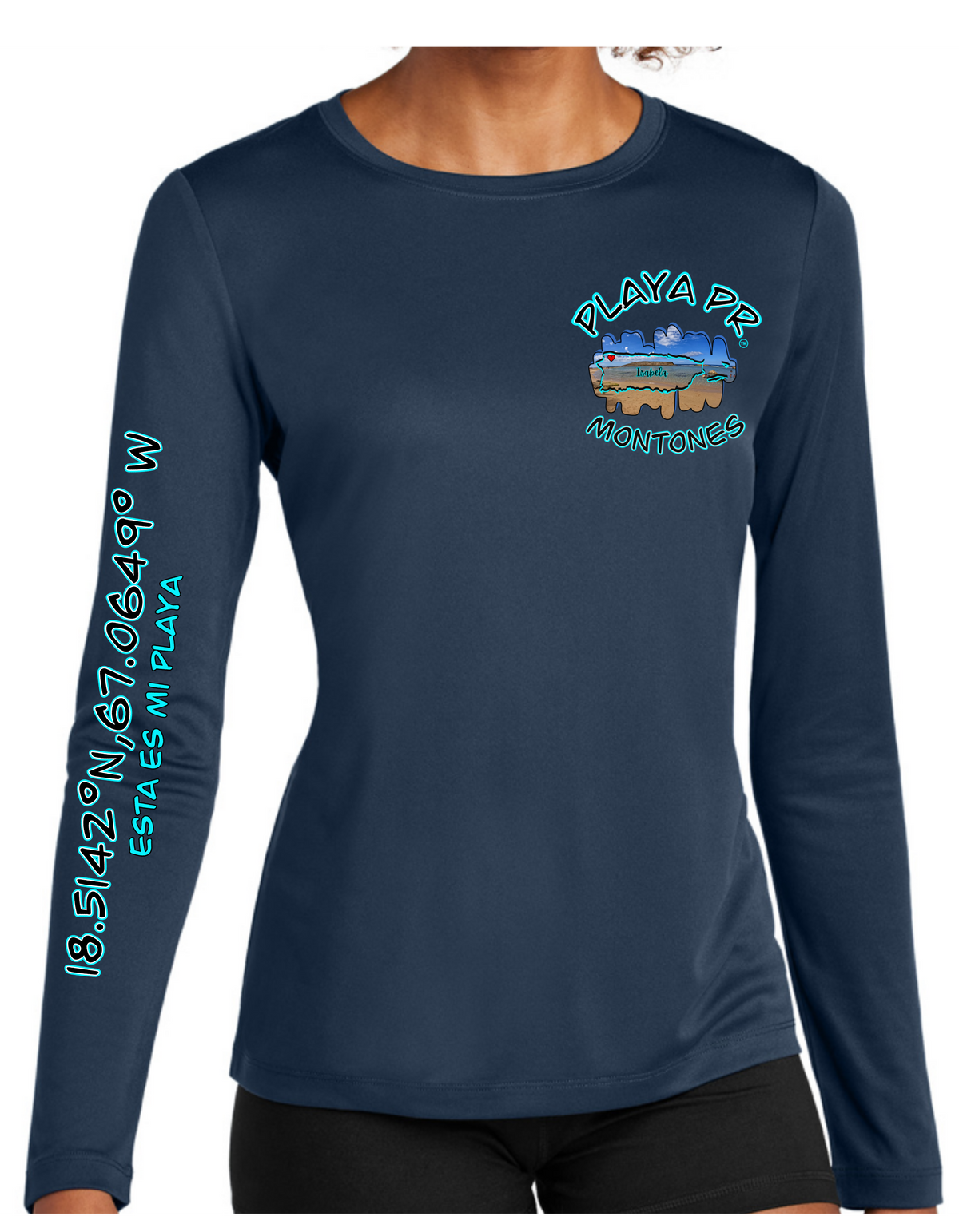 Women's Long Sleeve UPF50 Montones, Isabela