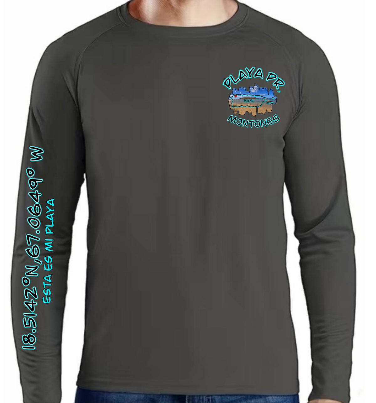 Men’s Long sleeve UPF50 Montones, Isabela