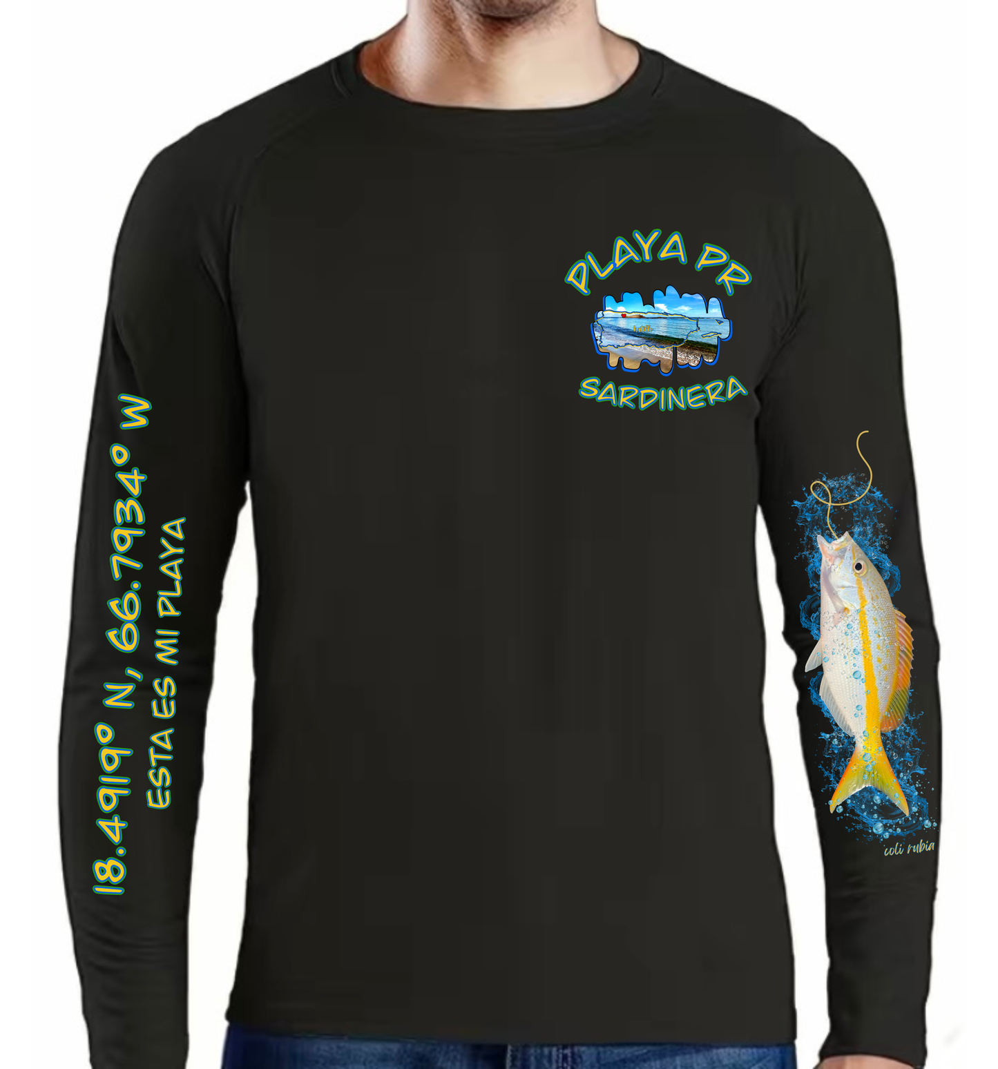 Men’s Long sleeve UPF50 Sardinera, Hatillo