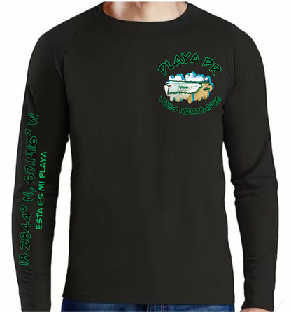 Men's UPF50+ rash guard long sleeve Tres Hermanos, Añasco P.R