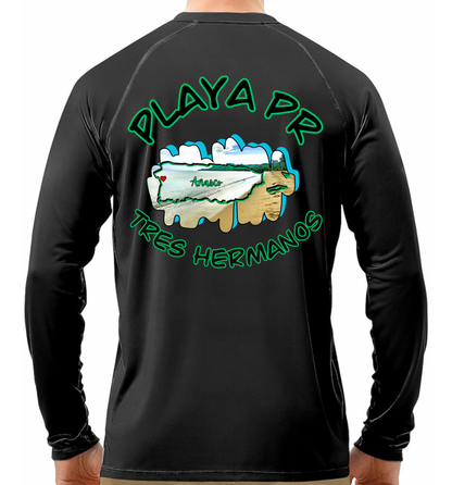 Men's UPF50+ rash guard long sleeve Tres Hermanos, Añasco P.R