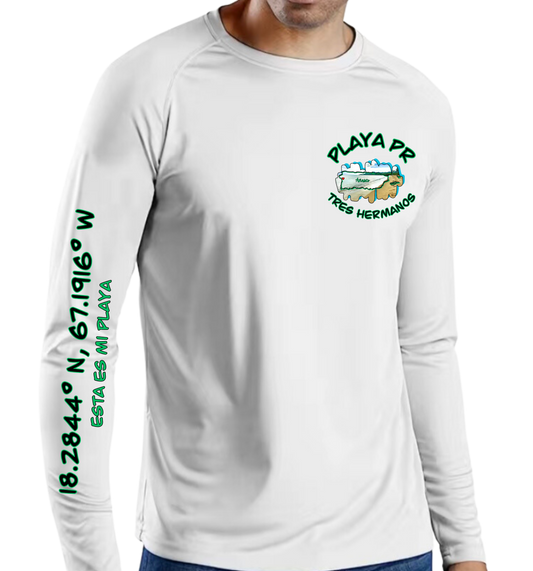 Men's UPF50+ rash guard long sleeve Tres Hermanos, Añasco P.R