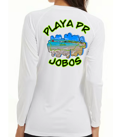 Women's UPF 50+ rash guard loose fit Jobos, Isabela P.R