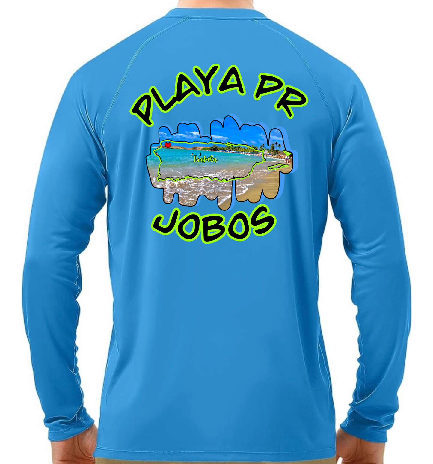 Men's UPF50+ rash guard Long Sleeve Jobos, Isabela P.R