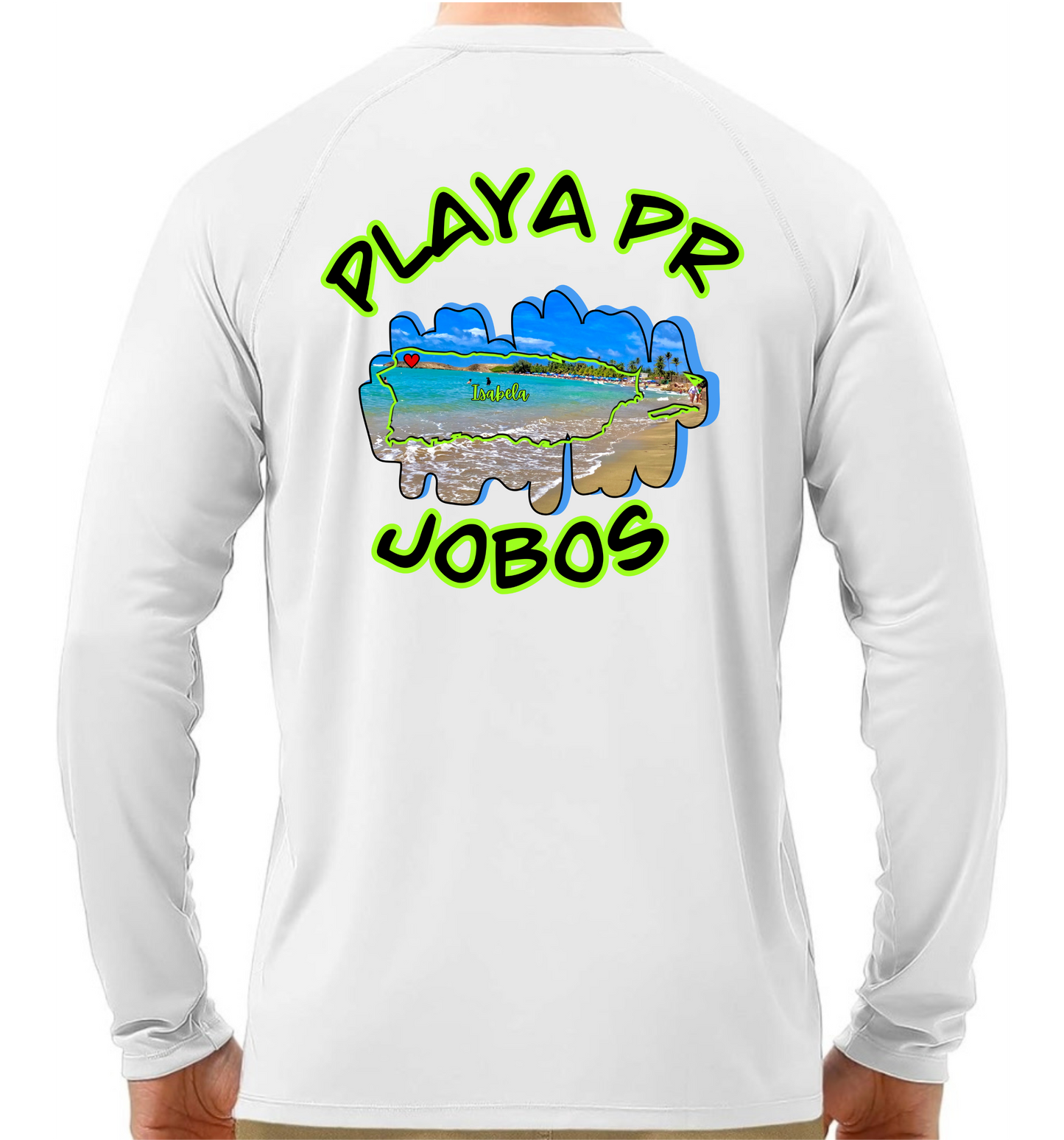 Men's UPF50+ rash guard Long Sleeve Jobos, Isabela P.R