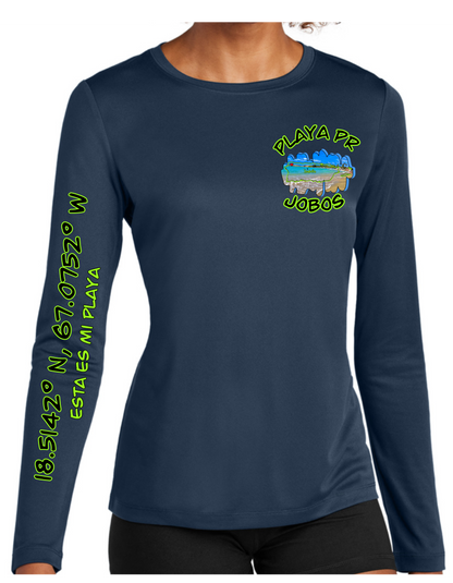 Women's UPF 50+ rash guard loose fit Jobos, Isabela P.R