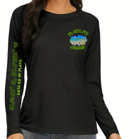 Women's UPF 50+ rash guard loose fit Jobos, Isabela P.R
