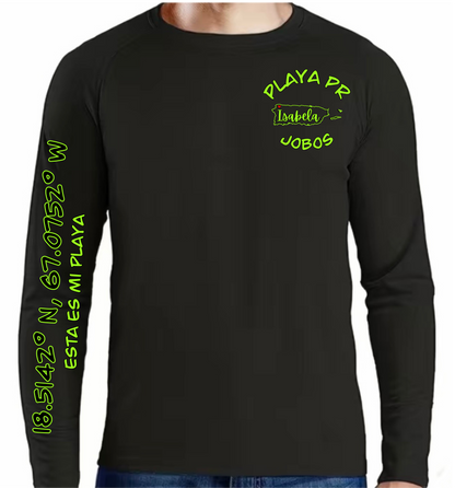 Men's UPF50+ rash guard Long Sleeve Jobos, Isabela P.R