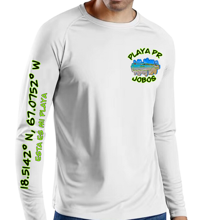 Men's UPF50+ rash guard Long Sleeve Jobos, Isabela P.R