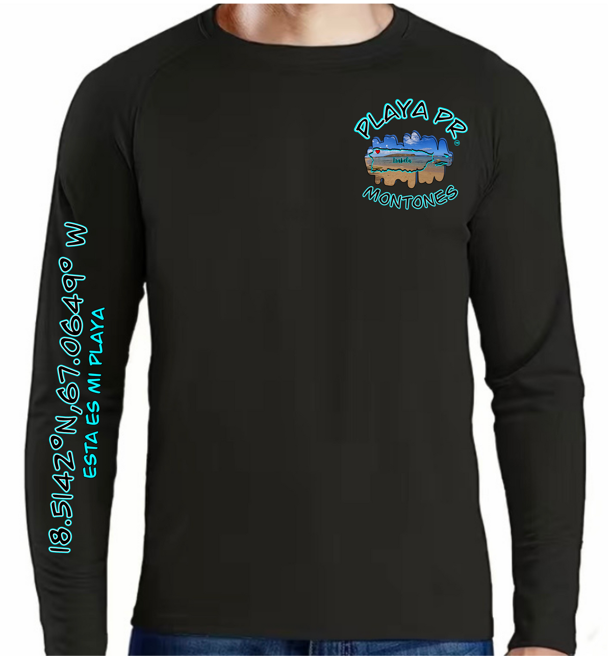 Men’s Long sleeve UPF50 Montones, Isabela