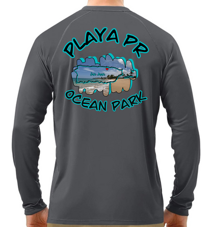 Men's Long Sleeve UPF50 Ocean Park, San Juan