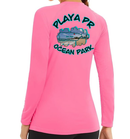 Women's Long Sleeve UPF50 Ocean Park, San Juan