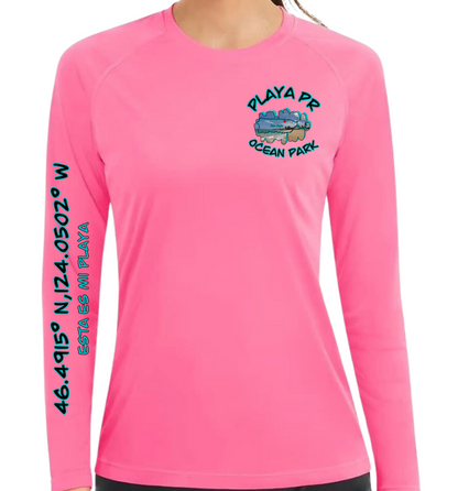 Women's Long Sleeve UPF50 Ocean Park, San Juan